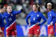 雷速体育:美国女足新秀排名：艾玛·海耶斯教练执教下首次亮相的全部24名球员